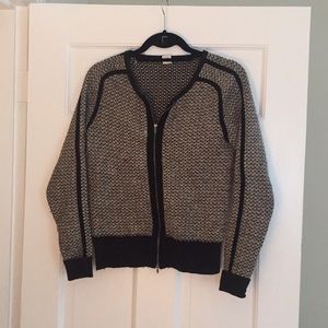 JCrew Zip Front Cardigan